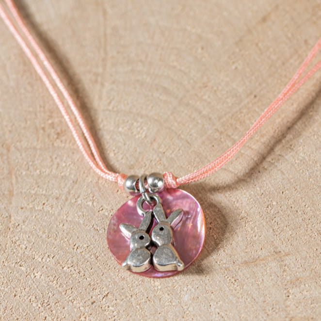 COLLIER ENFANT CORDON FLUFFY