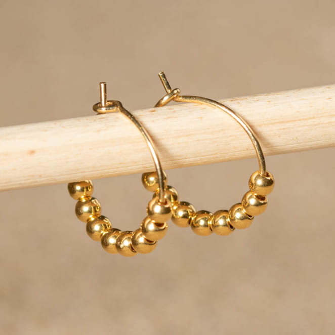 BOUCLES D'OREILLES créoles CASSIOPEE