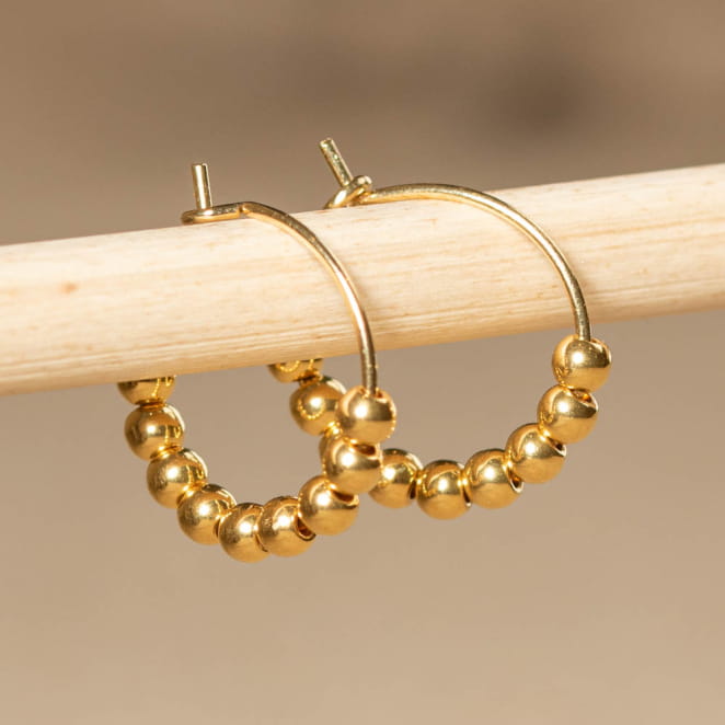 BOUCLES D'OREILLES créoles CASSIOPEE