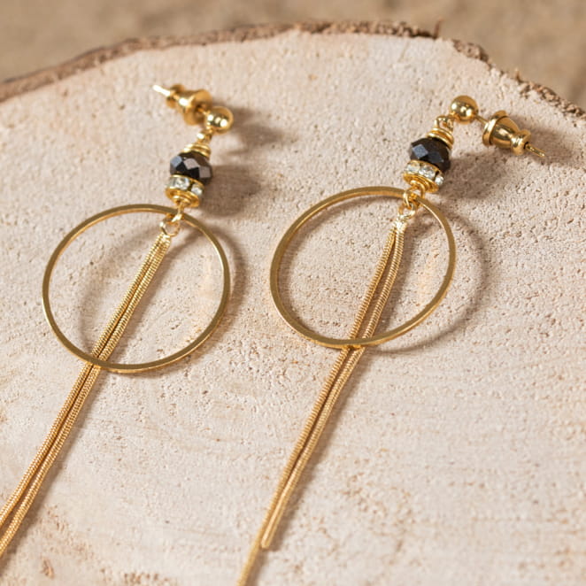 BOUCLES D'OREILLES PENDANTES ERIS