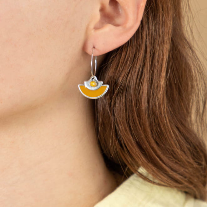 BOUCLES D'OREILLES créoles GEOMETRE