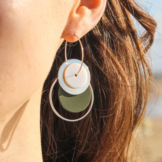 BOUCLES D'OREILLES créoles MIRE