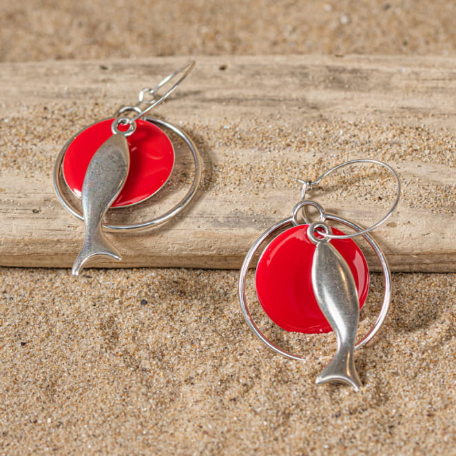 BOUCLES D'OREILLES créoles NAGE