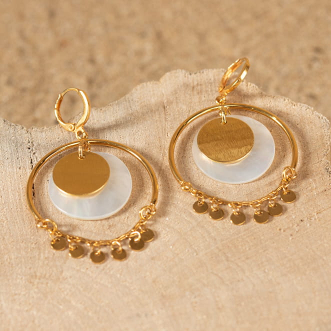 BOUCLES D'OREILLES femmeTZIGANE