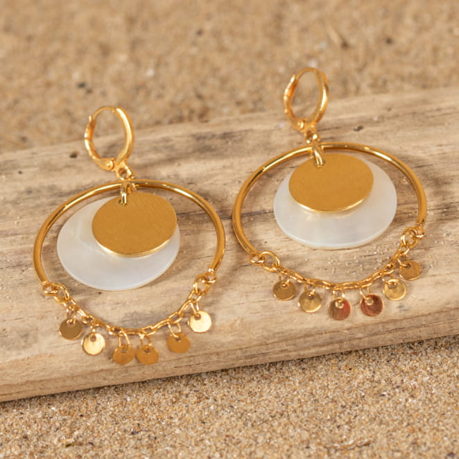 BOUCLES D'OREILLES femmeTZIGANE