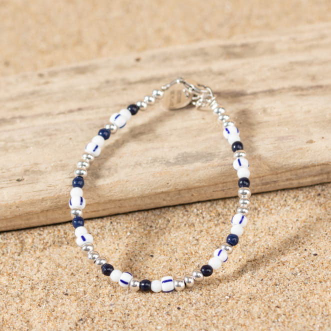 BRACELET PERLE ENFANT MARINIERE