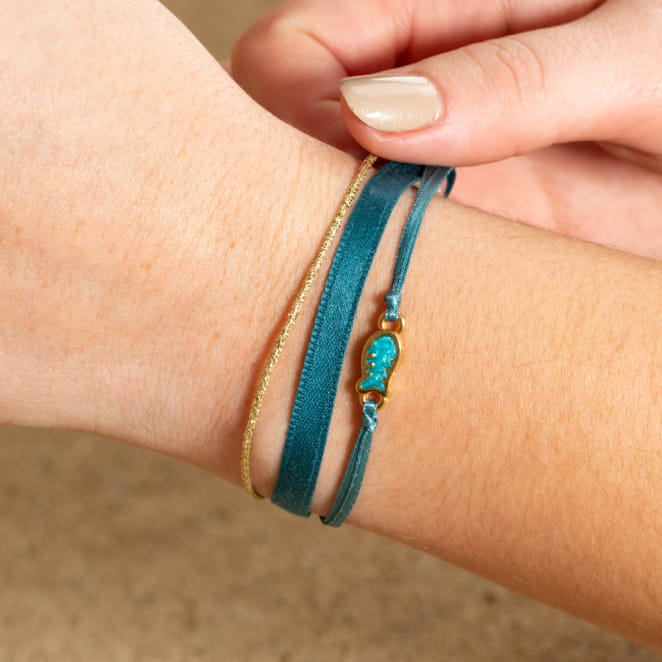 BRACELET TISSU FEMME SARDINE