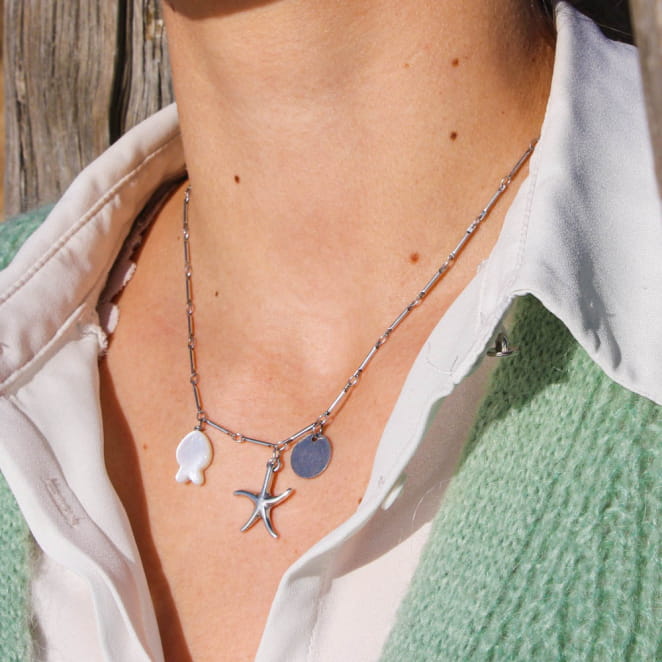 COLLIER FEMME CHAINE GROIX