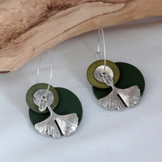 BOUCLES D'OREILLES  créoles CLOTILDE