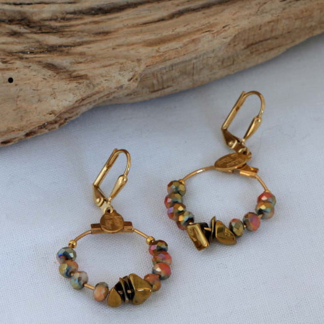 BOUCLES D'OREILLES femmePEPITE