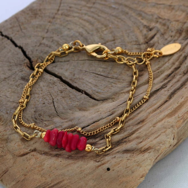 BRACELET Femme Chaîne CORAIL