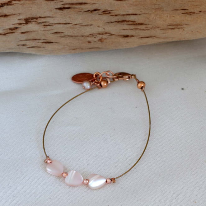 BRACELET PERLE ENFANT VIOLETTE