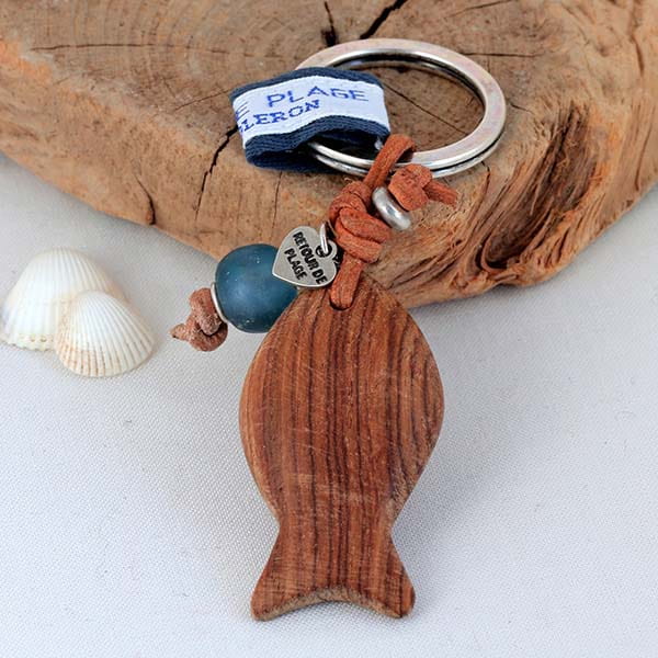 PORTE CLES BOIS DODU