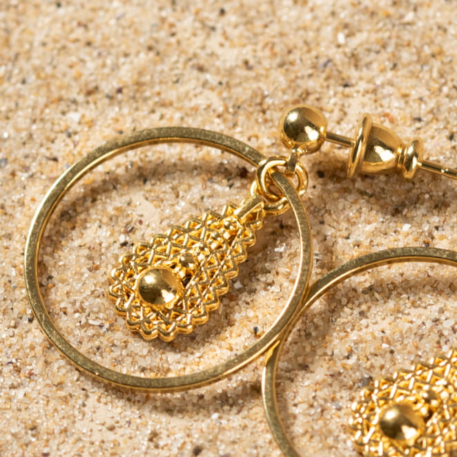 BOUCLES D'OREILLES créoles BINTA