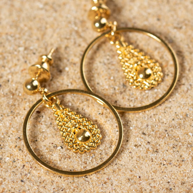 BOUCLES D'OREILLES créoles BINTA