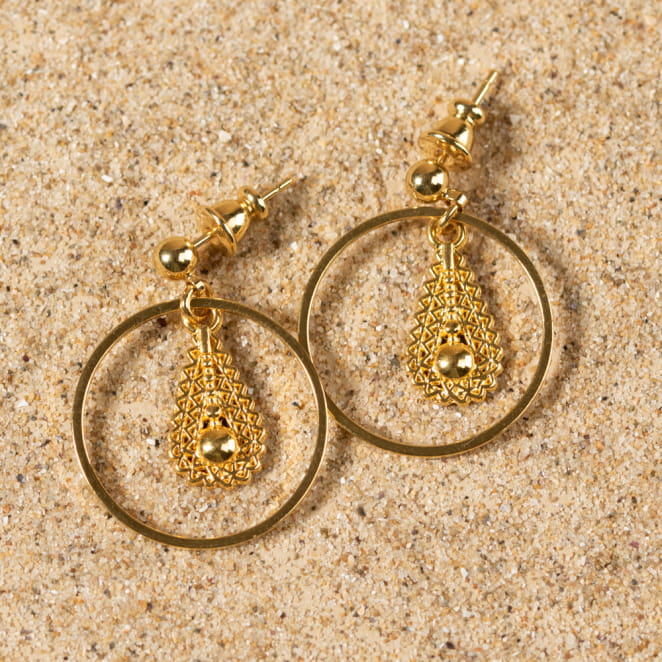 BOUCLES D'OREILLES créoles BINTA