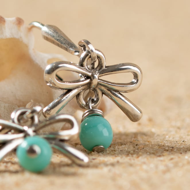 BOUCLES D'OREILLES ENFANT  NOEUD