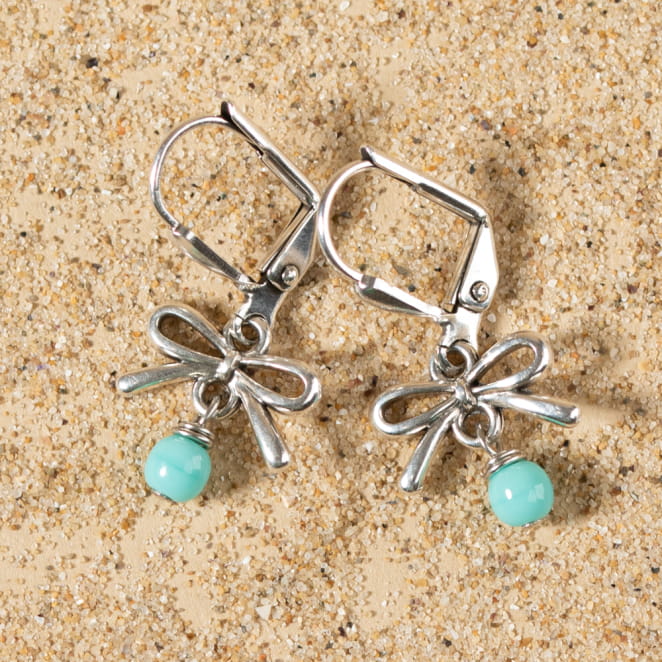 BOUCLES D'OREILLES ENFANT  NOEUD