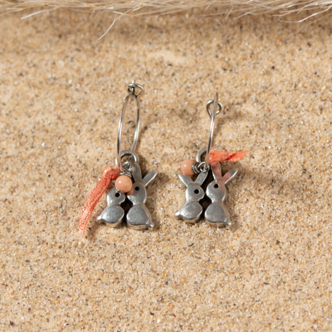 BOUCLES D'OREILLES ENFANT FLUFFY