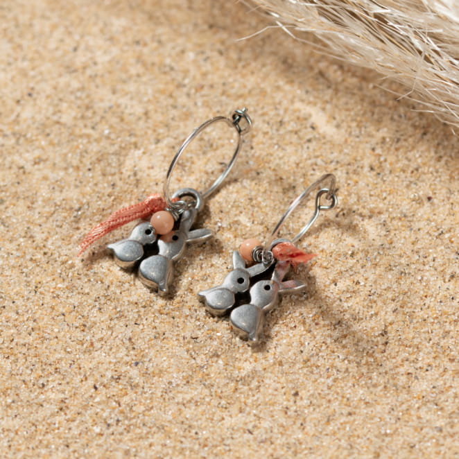 BOUCLES D'OREILLES ENFANT FLUFFY