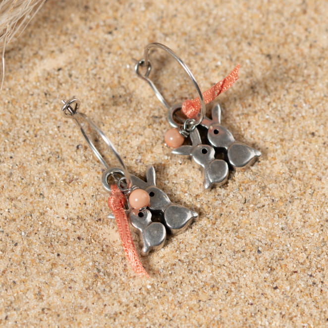 BOUCLES D'OREILLES ENFANT FLUFFY