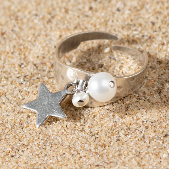 BAGUE RÉGLABLE FEMME CELESTE