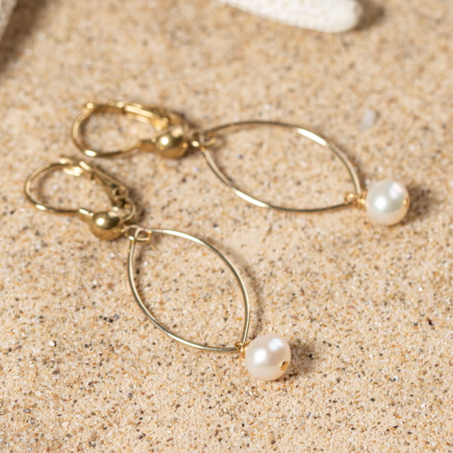 Boucles d'oreilles Aime fabriquées en France