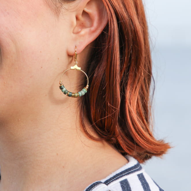 Retour de plage, une entreprise locale engagée dans le développement durable qui créée et fabrique des bijoux fantaisies made in France sur l’Île d’Oléron.