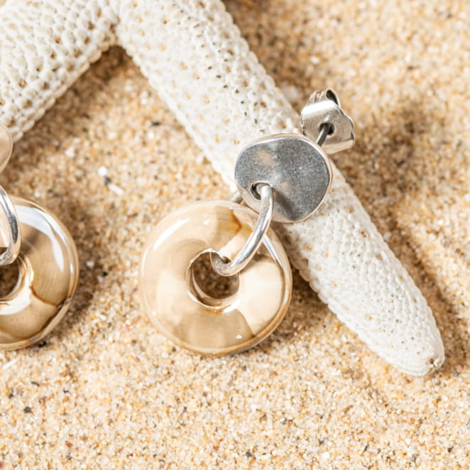 Gros plan sur les boucles Donuts, alliance de volume et de légèreté