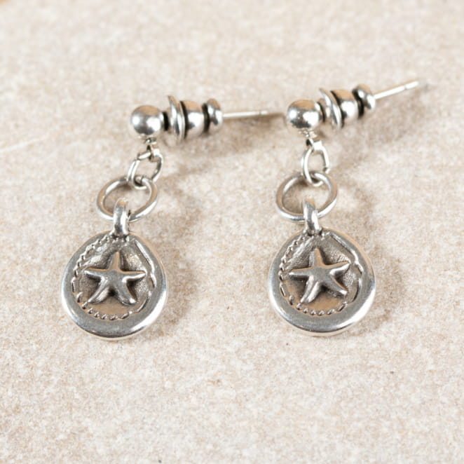 Boucles d'oreilles Maé argenté