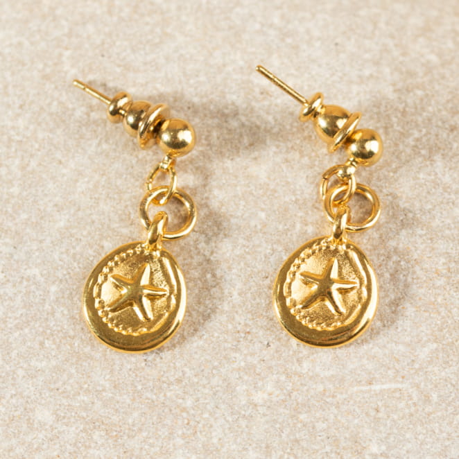 Boucles d'oreilles Maé doré