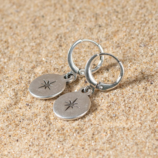 BOUCLES D'OREILLES  créoles CATHERINE