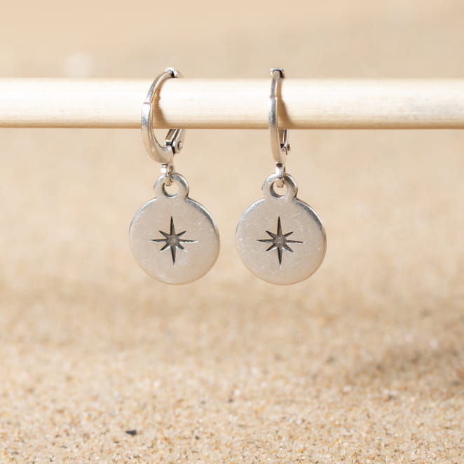 BOUCLES D'OREILLES  créoles CATHERINE