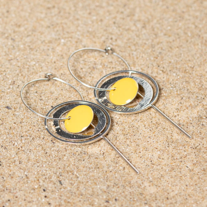 BOUCLES D'OREILLES créoles EVIAN