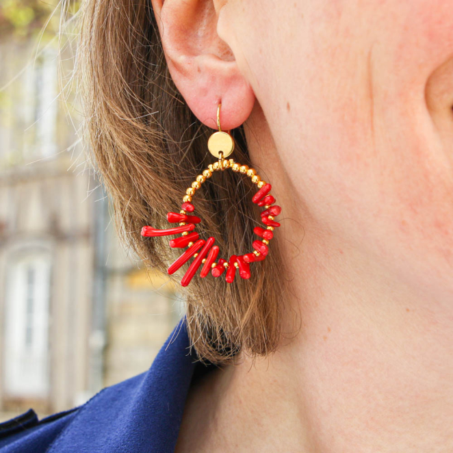 BOUCLES D'OREILLES femme LAGON