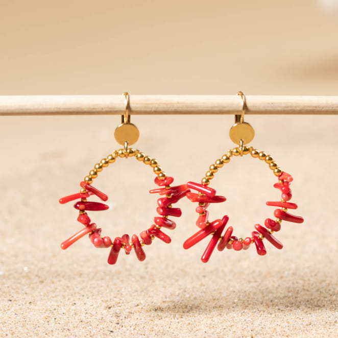 BOUCLES D'OREILLES femme LAGON