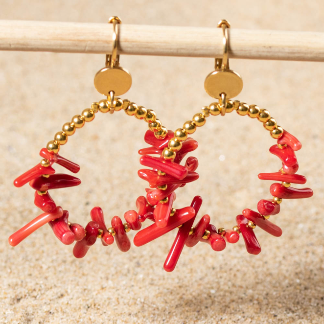 BOUCLES D'OREILLES femme LAGON