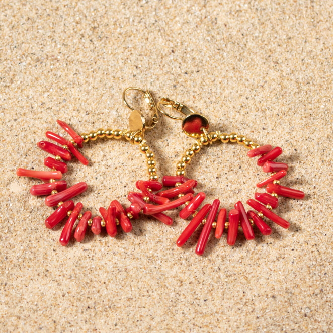 BOUCLES D'OREILLES femme LAGON