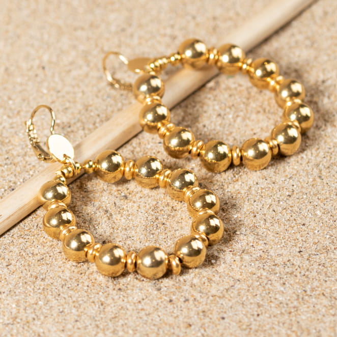 BOUCLES D'OREILLES créoles BLING