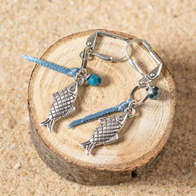 BOUCLES D'OREILLES FEMME CARPE