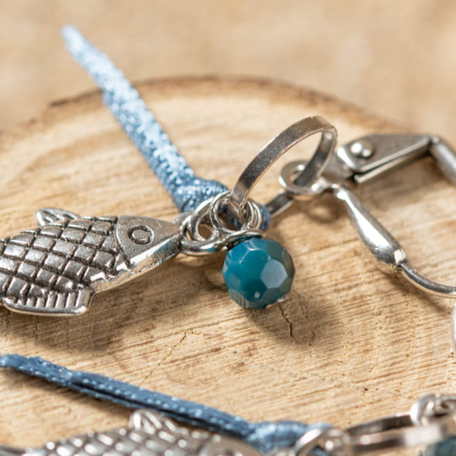 BOUCLES D'OREILLES FEMME CARPE