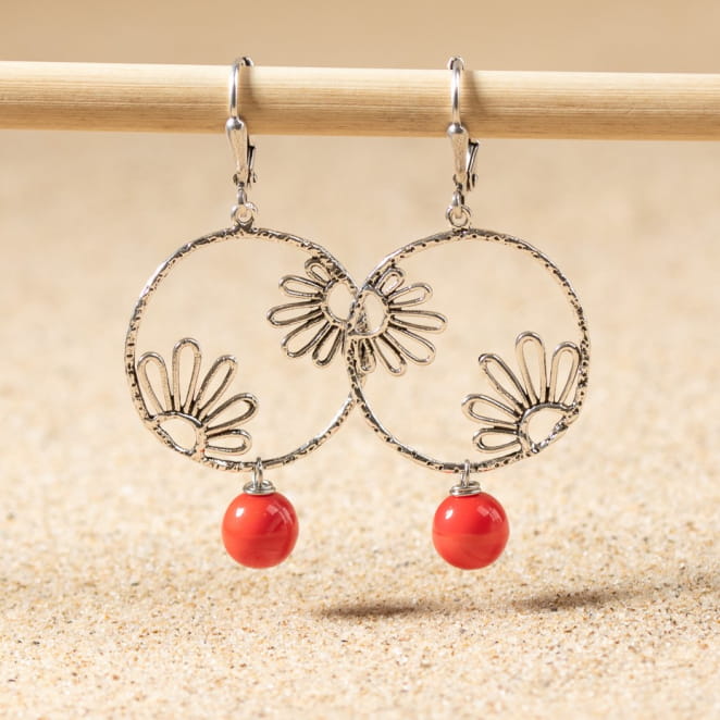 BOUCLES D'OREILLES PERLESDAHLIA