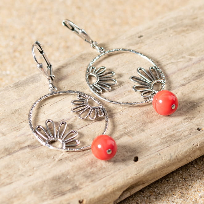 BOUCLES D'OREILLES PERLESDAHLIA