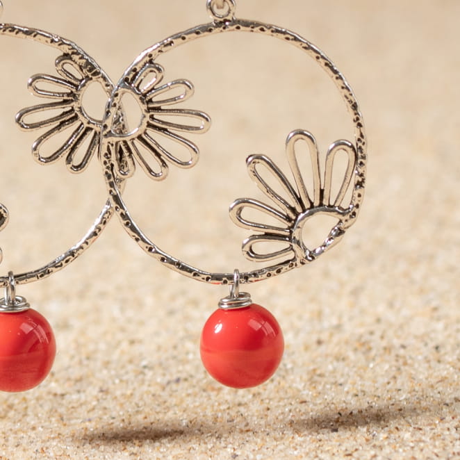 BOUCLES D'OREILLES PERLESDAHLIA