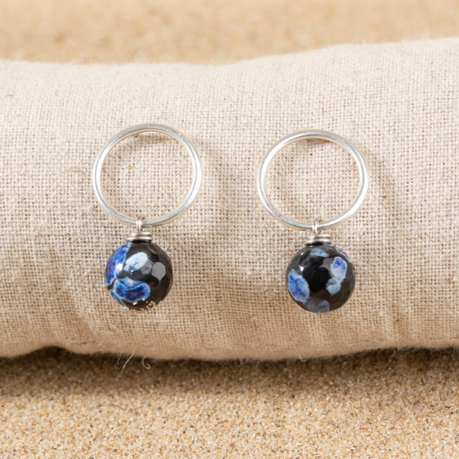 BOUCLES D'OREILLES créoles RAYON