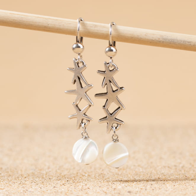BOUCLES D'OREILLES PENDANTES SILADEN
