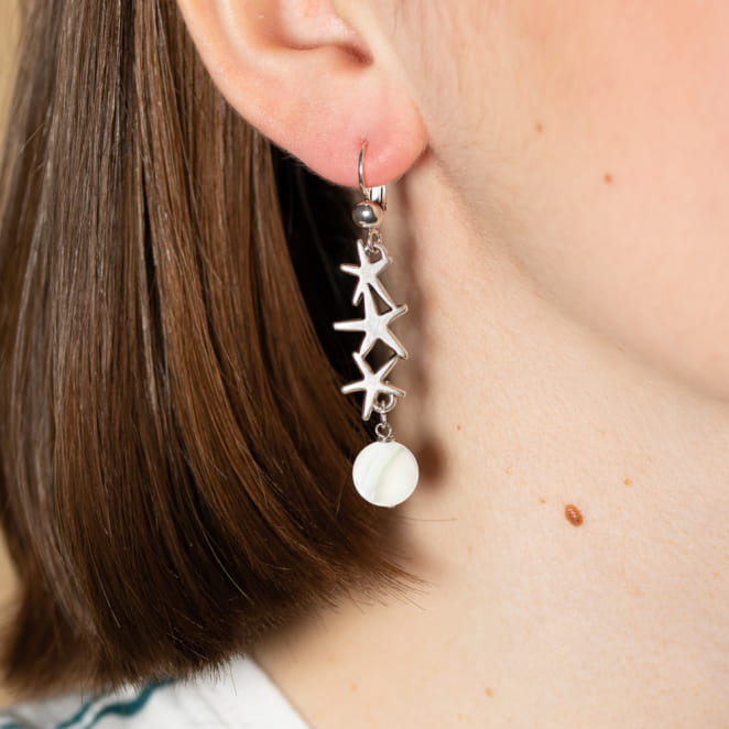 BOUCLES D'OREILLES PENDANTES SILADEN