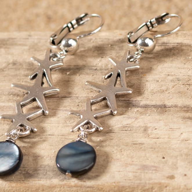 BOUCLES D'OREILLES PENDANTES SILADEN