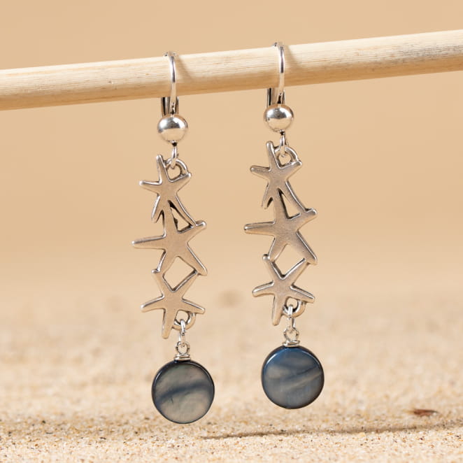 BOUCLES D'OREILLES PENDANTES SILADEN