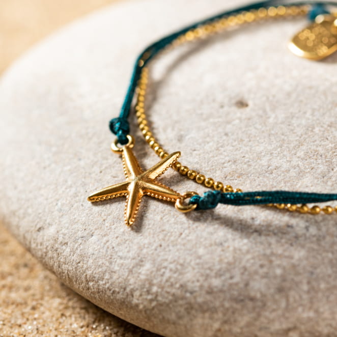 Retour de plage propose des bijoux fantaisie fabriqués avec des matériaux de qualité : céramique, lin, perles de verre, hématite, quartz, amazonite, perles de rivière, perle de jade, lapis lazuli, perles de culture, pierre de sable, etc.